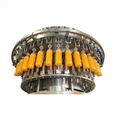 Automatic 3 In 1 Monoblock Juice Bottle Filling Machine