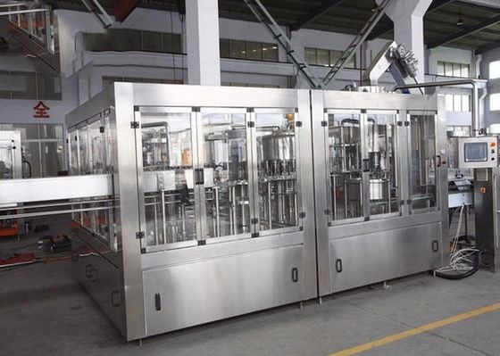 Máquina de embotellado aséptica de enjuague de Monoblock de la cabeza 18